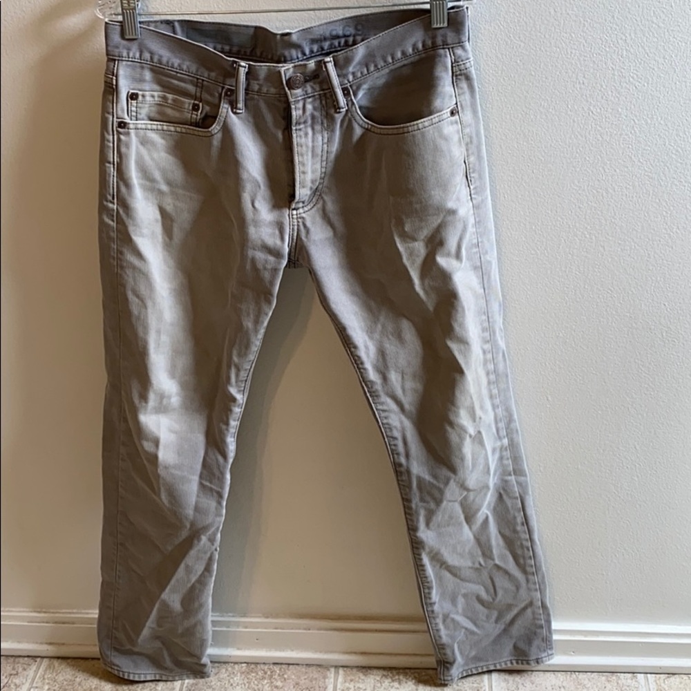 Men’s gray corduroy pants